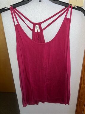 Mudd Women's Strappy Tank Top - Wine
